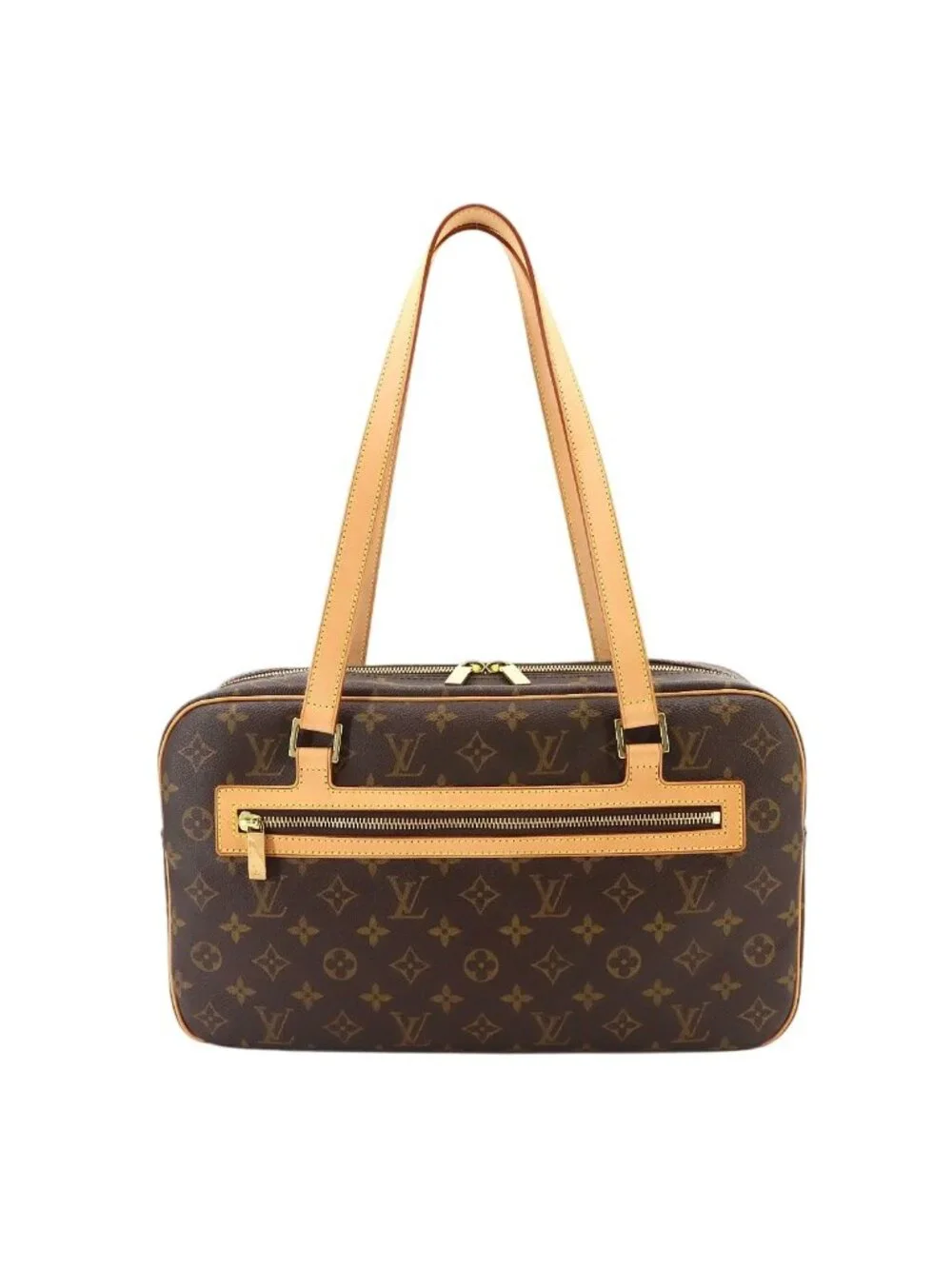Louis Vuitton Monogram City GM Shoulder Bag Brown Gold Site GM